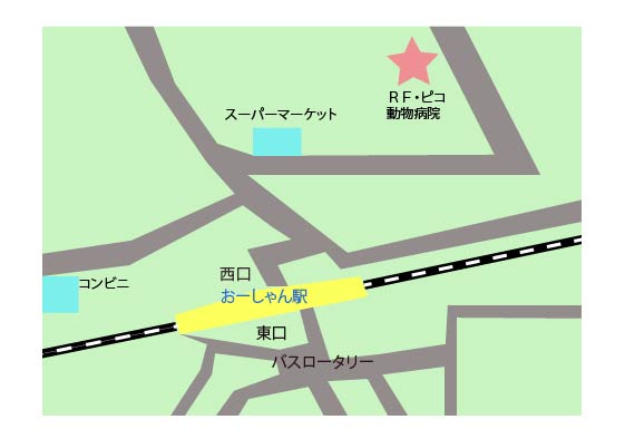 ＲＦ・ピコ動物病院map