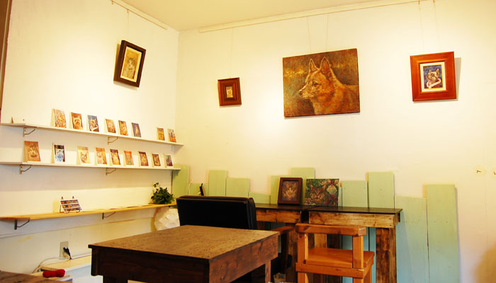 カフェ店内