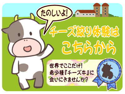 チーズ絞り体験はこちら