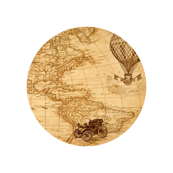 アンティーク地図