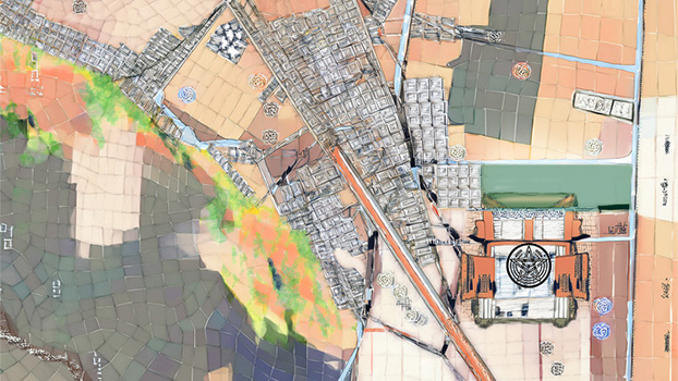 星紡稲荷神社アクセスマップ